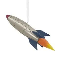 Signature Rocket Ship Hallmark Ornament -Hot Sale Hallmark Store Signature Rocket Ship Christmas Ornament 1HDL2176 06
