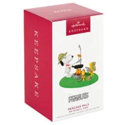 Hallmark The Peanuts® Gang Pancake Pals Ornament -Hot Sale Hallmark Store Snoopy Beagle Scouts Pancake Breakfast Keepsake Ornament 1899QXI7049 04