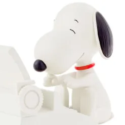 Hallmark Peanuts® Snoopy Cell Phone Holder -Hot Sale Hallmark Store Snoopy at Typewriter Cell Phone Holder 1PAJ3519 03