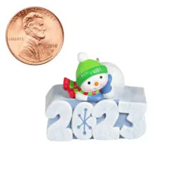 Hallmark Mini A Snowy 2023 Ornament With Light, 1.25" -Hot Sale Hallmark Store Snowman 2023 Keepsake Ornament 1299QXM9209 07