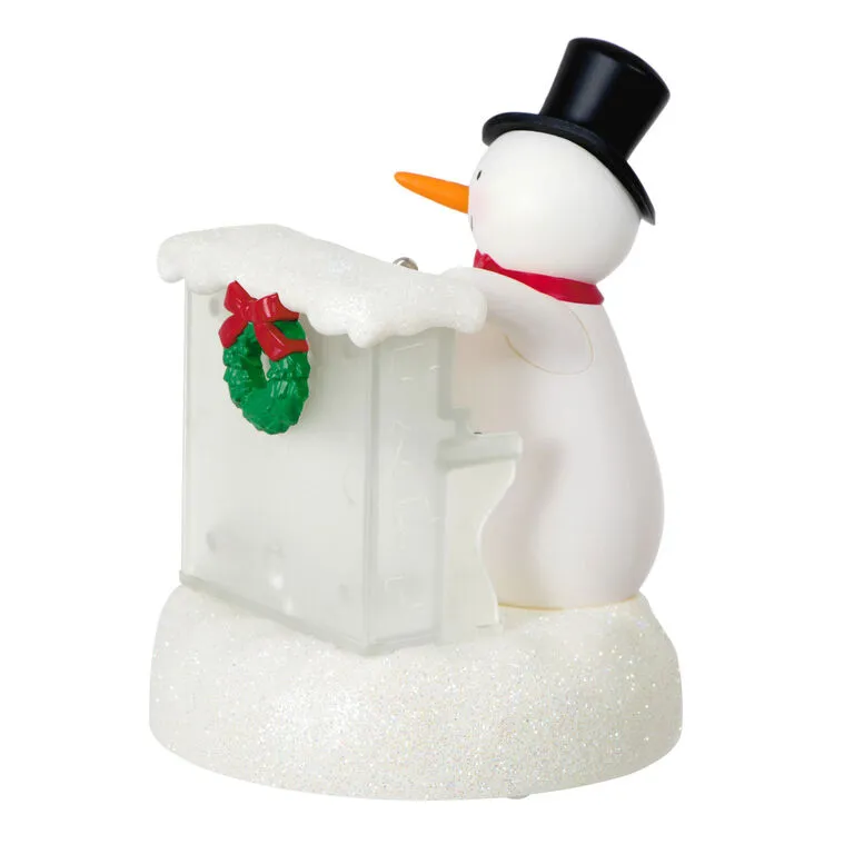 Hallmark Sing-Along Showman Snowman Musical Ornament 6 Hallmark Sing-Along Showman Snowman Musical Ornament - Image 6