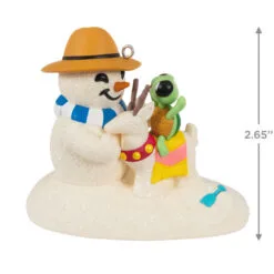Hallmark Sandal The Snowman Ornament -Hot Sale Hallmark Store Snowman on Beach Keepsake Ornament 1799QXR8097 03