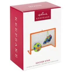 Hallmark Soccer Star 2023 Ornament 9 Hallmark Soccer Star 2023 Ornament -Hot Sale Hallmark Store Soccer Goal Shoes and Ball Keepsake Ornament 1399QGO2689 04