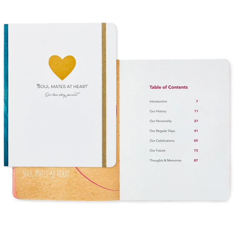 Hallmark Soul Mates At Heart: Our Love Story Prompted Journal 2 Hallmark Soul Mates At Heart: Our Love Story Prompted Journal - Image 2