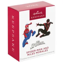 Hallmark Mini Marvel Spider-Man And Miles Morales Ornaments, Set Of 2 -Hot Sale Hallmark Store Spiderman Miles Morales Keepsake Ornaments 1999QXM9337 06