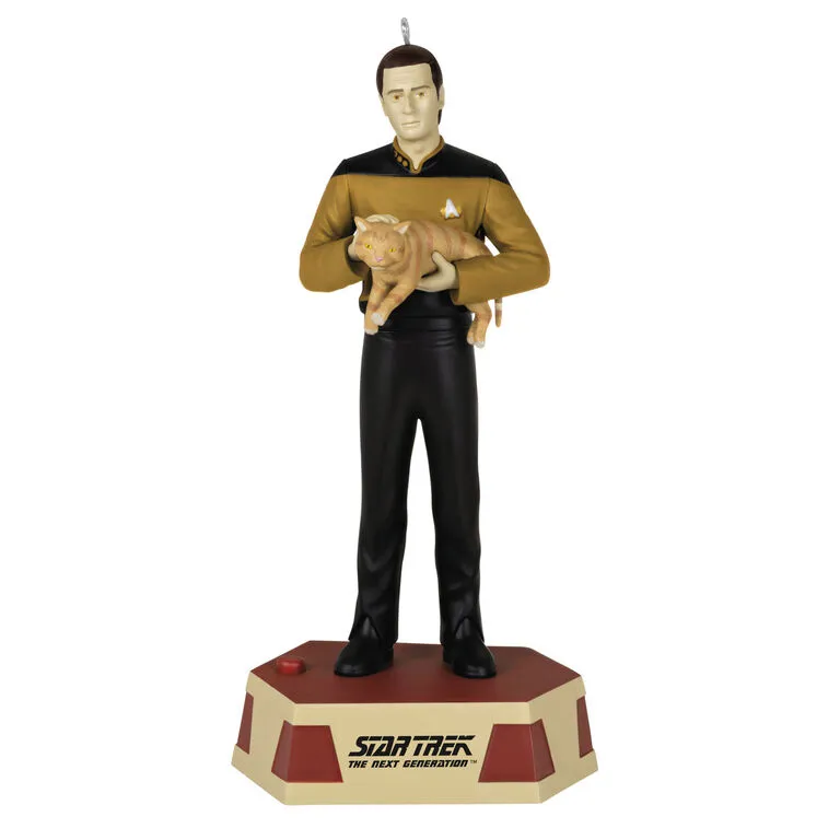 Hallmark Star Trek™: The Next Generation Data's Ode To Spot Ornament With Sound 1 Hallmark Star Trek™: The Next Generation Data's Ode To Spot Ornament With Sound