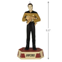Hallmark Star Trek™: The Next Generation Data's Ode To Spot Ornament With Sound 8 Hallmark Star Trek™: The Next Generation Data's Ode To Spot Ornament With Sound -Hot Sale Hallmark Store Star Trek Data With Cat Keepsake Ornament 2299QXI7029 03