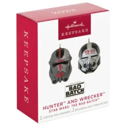 Hallmark Mini Star Wars: The Bad Batch™ Hunter™ And Wrecker™ Ornaments, Set Of 2 -Hot Sale Hallmark Store Star Wars Bad Batch Hunter Wrecker Keepsake Ornaments 1999QXM9309 04