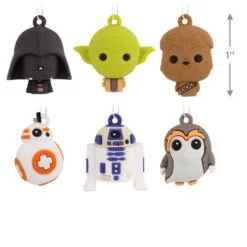 Mini Star Wars™ Shatterproof Hallmark Ornaments, Set Of 6 -Hot Sale Hallmark Store Star Wars Characters Miniature Christmas Ornaments Set of 6 2HCM6129 03