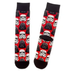 Hallmark Star Wars™ Darth Vader™ And Stormtrooper™ Helmet Novelty Crew Socks