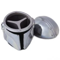 Hallmark Star Wars: The Mandalorian™ Helmet Sculpted Ceramic Caddy -Hot Sale Hallmark Store Star Wars Mandalorian Sculpted Helmet Ceramic Jar 1SHP2163 03