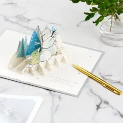Hallmark Star Wars: The Mandalorian™ Grogu™ Warm Wishes 3D Pop-Up Holiday Card -Hot Sale Hallmark Store Star Wars The Mandalorian Grogu 3D PopUp Holiday Card 1499XXH9985 08