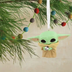 Hot Sale Hallmark Store -Hot Sale Hallmark Store Star Wars The Mandalorian Grogu Funko POP Christmas Ornament 3HCM1098 02