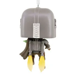 Star Wars The Mandalorian™ With Grogu™ Funko POP!® Hallmark Ornament -Hot Sale Hallmark Store Star Wars The Mandalorian With Grogu Funko POP Christmas Ornament 3HCM1103 06