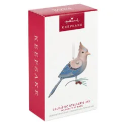 Hallmark The Beauty Of The Birds Leucistic Steller's Jay Ornament -Hot Sale Hallmark Store Stellers Jay Blue Bird Keepsake Ornament 1799QXE3307 04