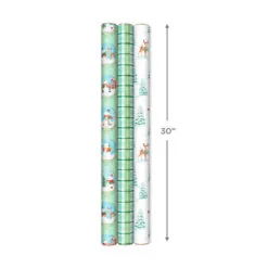 Hallmark Pastel Christmas Prints 3-Pack Wrapping Paper, 120 Sq. Ft. 13 Hallmark Pastel Christmas Prints 3-Pack Wrapping Paper, 120 Sq. Ft. -Hot Sale Hallmark Store Storybook Scenes 3Pack Christmas Wrapping Paper 5JXW1081 07