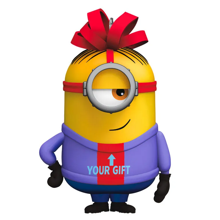 Hallmark Minions The Gift Of Stuart Musical Ornament 1 Hallmark Minions The Gift Of Stuart Musical Ornament