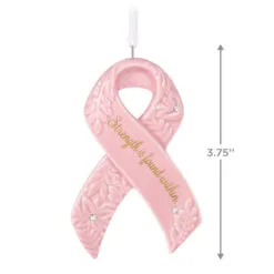 Hallmark Strength Within Pink Ribbon Porcelain Ornament Benefiting Susan G. Komen® -Hot Sale Hallmark Store Susan G Komen Pink Ribbon Keepsake Ornament 1999QXI7427 03