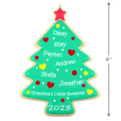 Hallmark Sweet Memories Cookie Tree Personalized Ornament -Hot Sale Hallmark Store Sweet Memories Cookie Tree Personalized Keepsake Ornament 2499QHE2005B1 03