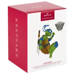 Hallmark Teenage Mutant Ninja Turtles: Mutant Mayhem Leonardo Ornament 9 Hallmark Teenage Mutant Ninja Turtles: Mutant Mayhem Leonardo Ornament -Hot Sale Hallmark Store TMNT Mutant Mayhem Leonardo Keepsake Ornament 1899QXI7369 04