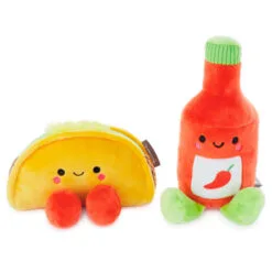 Hallmark Better Together Taco And Hot Sauce Magnetic Plush, 5" -Hot Sale Hallmark Store Taco and Hot Sauce Magnetic Plush 1KID2088 03