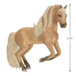 Hallmark Andalusian Dream Horse Ornament -Hot Sale Hallmark Store Tan Horse Keepsake Ornament 1799QGO2709 03