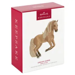 Hallmark Andalusian Dream Horse Ornament -Hot Sale Hallmark Store Tan Horse Keepsake Ornament 1799QGO2709 04