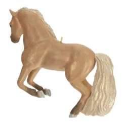 Hallmark Andalusian Dream Horse Ornament -Hot Sale Hallmark Store Tan Horse Keepsake Ornament 1799QGO2709 06