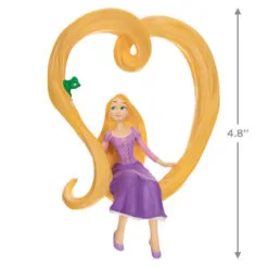 Hallmark Disney Tangled Rapunzel's Heart Of Gold Ornament -Hot Sale Hallmark Store Tangled Rapunzel and Pascal Keepsake Ornament 1899QXD6557 03
