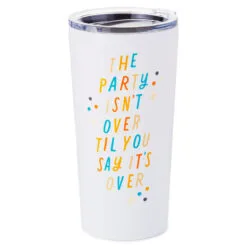 Hallmark The Party Isn't Over Stainless Steel Tumbler, 20 Oz.
