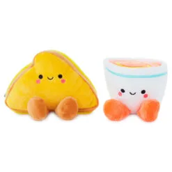 Hallmark Better Together Tomato Soup And Grilled Cheese Magnetic Plush, 5" -Hot Sale Hallmark Store Tomato Soup and Grilled Cheese Magnetic Plush 1KID2089 03