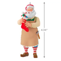 Hallmark Toymaker Santa Surprise Mystery Ornament 13 Hallmark Toymaker Santa Surprise Mystery Ornament -Hot Sale Hallmark Store Toymaker Santa Holding Stocking Keepsake Ornament 1999QGO2967 05