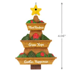 Hallmark Season's Gardenings Ornament -Hot Sale Hallmark Store TreeShaped Gardening Planter Keepsake Ornament 1899QGO2947 03