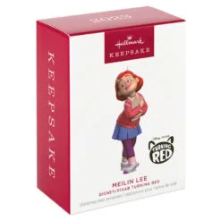 Hallmark Disney/Pixar Turning Red Meilin Lee Ornament -Hot Sale Hallmark Store Turning Red Meilin Girl Keepsake Ornament 1999QXD6587 04