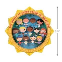 Hallmark UNICEF Every Color Of Amazing Papercraft Ornament -Hot Sale Hallmark Store UNICEF Children of World Keepsake Ornament 1999QXI7497 03