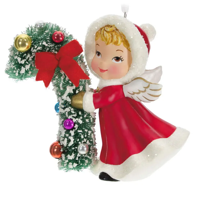 Hallmark Vintage Angel Porcelain Ornament 1 Hallmark Vintage Angel Porcelain Ornament