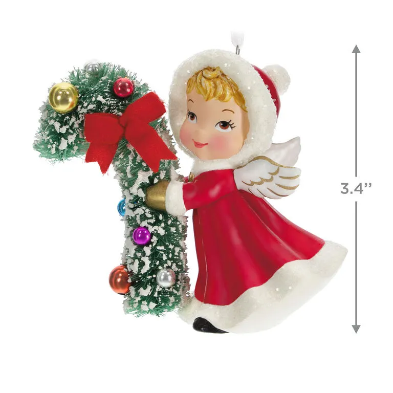 Hallmark Vintage Angel Porcelain Ornament 3 Hallmark Vintage Angel Porcelain Ornament - Image 3