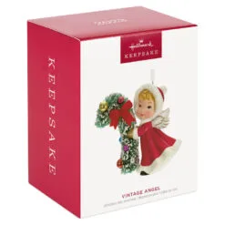 Hallmark Vintage Angel Porcelain Ornament 9 Hallmark Vintage Angel Porcelain Ornament -Hot Sale Hallmark Store Vintage Angel With Candy Cane Keepsake Ornament 2499QXT4127 04