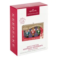 Hallmark Nifty Fifties Keepsake Ornaments Special Edition Ornament -Hot Sale Hallmark Store Vintage Box of Nutcrackers Keepsake Ornament 2099QGO2819 04