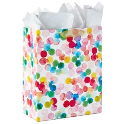 Hallmark 13" Watercolor 3-Pack Assorted Gift Bags With Tissue -Hot Sale Hallmark Store Watercolor 3Pack Assorted Large Gift Bags Tissue 5EGB6367 05
