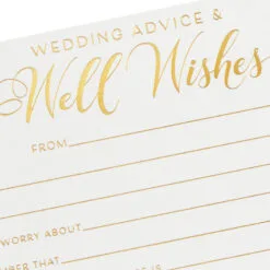Hallmark Wedding Advice And Well Wishes Note Cards, Pack Of 24 -Hot Sale Hallmark Store Wedding Advice and Well Wishes Note Cards 1SOM3845 03