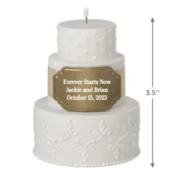 Hallmark Wedding Cake Personalized Ornament 5 Hallmark Wedding Cake Personalized Ornament -Hot Sale Hallmark Store Wedding Cake Personalized Christmas Ornament 2999QHE2203B1 03