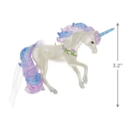Hallmark Majestic Unicorn Ornament 8 Hallmark Majestic Unicorn Ornament -Hot Sale Hallmark Store White Blue and Purple Unicorn Keepsake Ornament 1799QGO2717 03