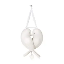 Hallmark Our Anniversary 2023 Porcelain Ornament -Hot Sale Hallmark Store White Love Birds Anniversary Keepsake Ornament 1999QHX3069 06