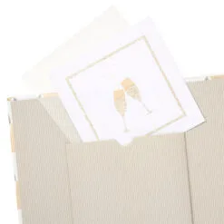 Hallmark Champagne Toast Photo Album -Hot Sale Hallmark Store White Photo Album With Champagne Glasses 1EDY3153 04