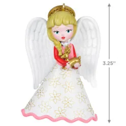 Hallmark Heirloom Angels Ornament -Hot Sale Hallmark Store White Pink Angel Keepsake Ornament 1699QXR8197 03