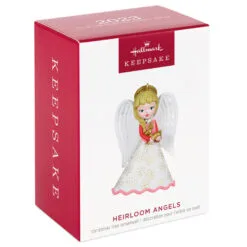 Hallmark Heirloom Angels Ornament -Hot Sale Hallmark Store White Pink Angel Keepsake Ornament 1699QXR8197 04