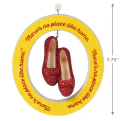 Hallmark The Wizard Of Oz™ There's No Place Like Home™ Porcelain Ornament -Hot Sale Hallmark Store Yellow Brick Road Ruby Slippers Keepsake Ornament 2999QXI6297 03