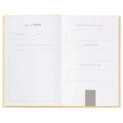 Hallmark While I Was Waiting Prompted Pregnancy Journal -Hot Sale Hallmark Store Yellow Prompted Pregnancy Journal 1BBA4141 05