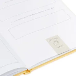 Hallmark While I Was Waiting Prompted Pregnancy Journal -Hot Sale Hallmark Store Yellow Prompted Pregnancy Journal 1BBA4141 11